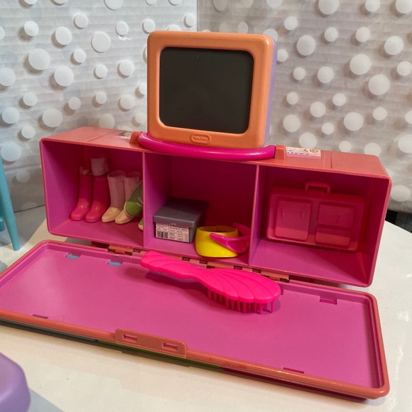 Vintage Little Tikes Barbie Just My Size 📺 Living Room - Picture 9 of 16